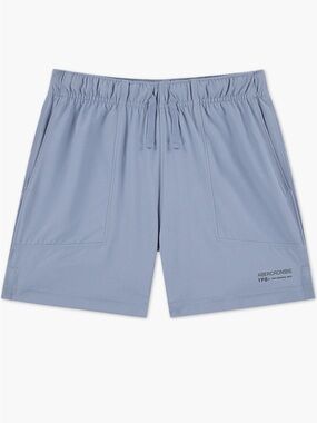 Abercrombie Kids Motiontek Infinity blue lightweight shorts, 11-12